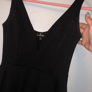 Lulus - I Feel Good Black Skort Dress